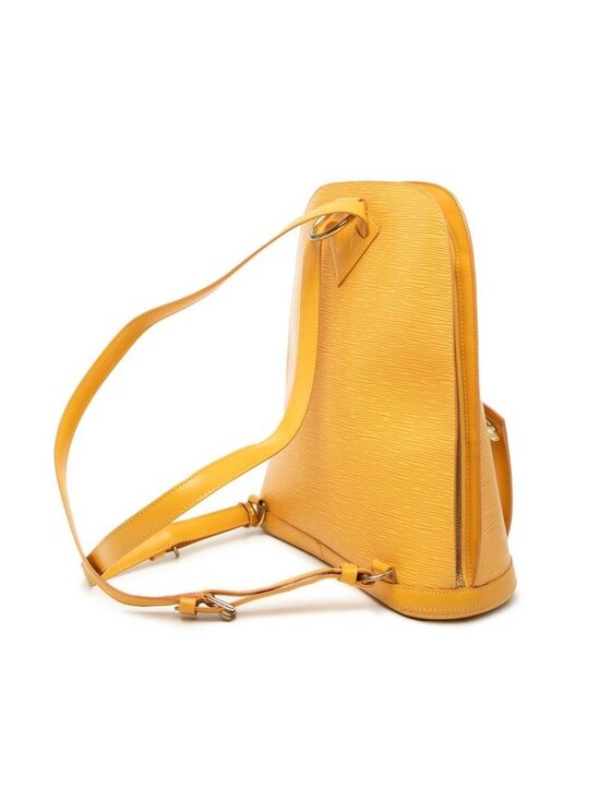 Louis Vuitton Epi Gobelin Backpack Tassili Yellow Leather